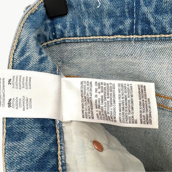 MOTHER The Tomcat High Rise Cropped Straight Jeans in The Confession | Sz 26 - Picture 15 of 16